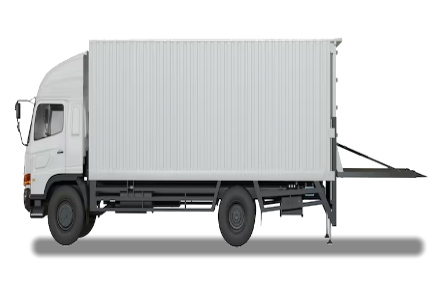 Kasten mit Hebebühne